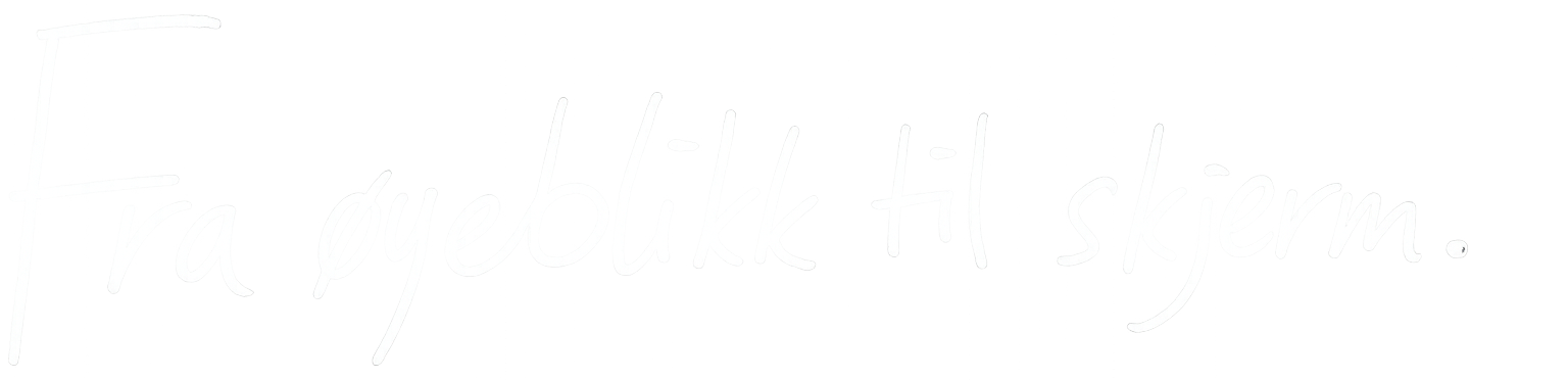 Fra øyeblikk til skjerm